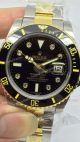 Swiss Rolex Submariner 2-Tone Black Diamond Ceramic Bezel watch (7)_th.JPG